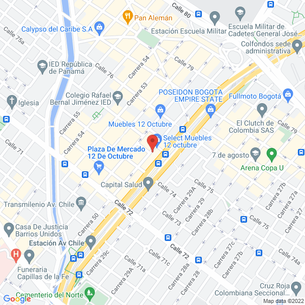 Map of Decoraciones Julieth