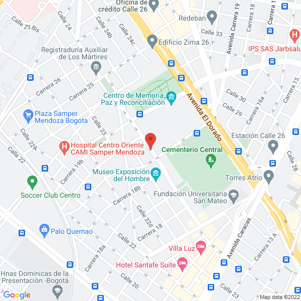 Map of Decoraciones La Cruz