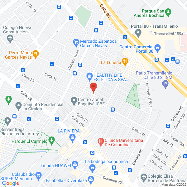 Map of Deinteko Ltda