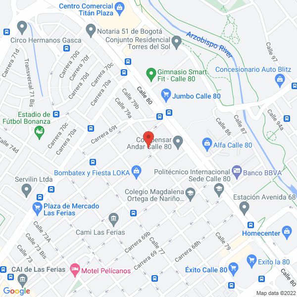 Map of Del Plastico