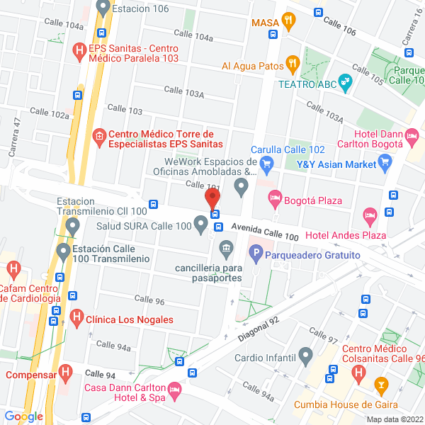 Map of Desarrolladores De Proyectos S.A.S.