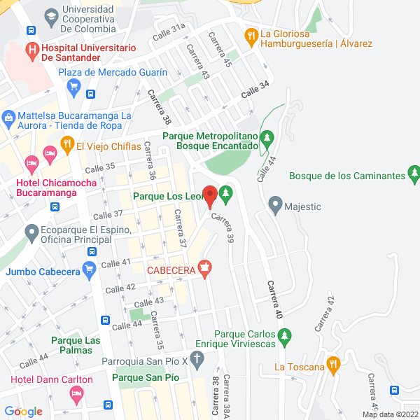 Map of Calixto Infante Ingrid Carolina