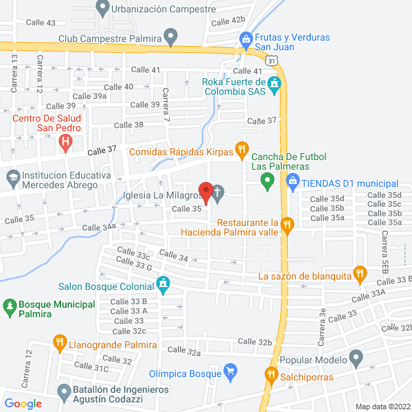 Map of Asadero Y Piqueteadero Doña Mary