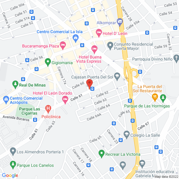 Map of Ferretería Vinicolor
