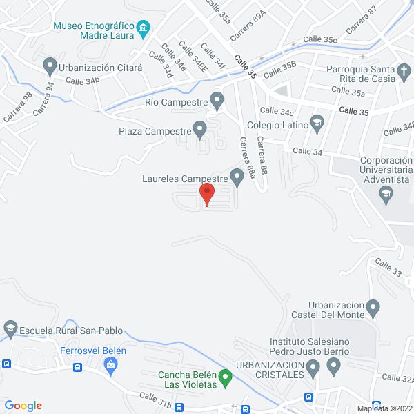 Map of Indanza S.A.S