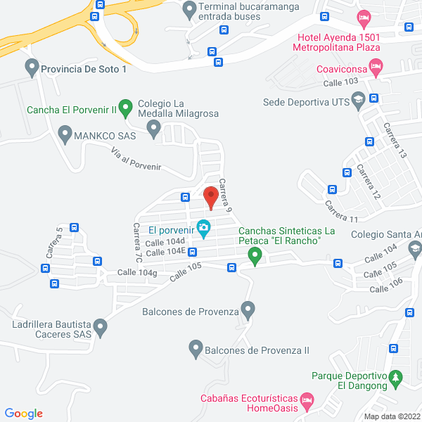 Map of Construelectric J.Q. S.A.S.
