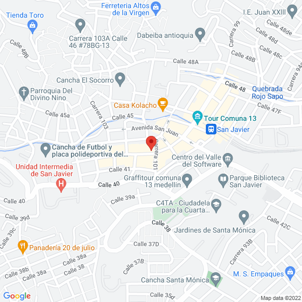 Map of Óptica Ultralens S.A.S