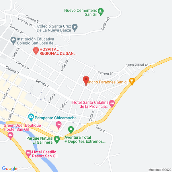 Map of Bueno Elizabeth