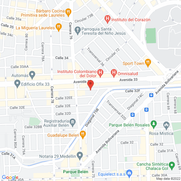 Map of Rotem Colombia S.A.S.
