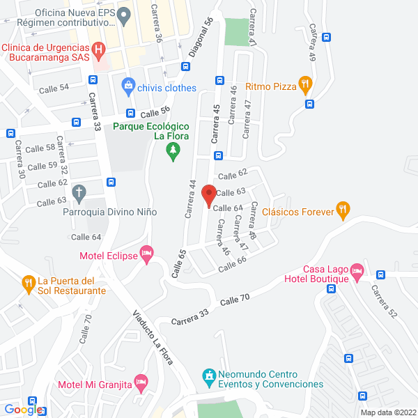 Map of Comercializadora Biomédical S.A.S.