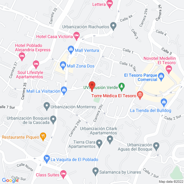 Map of Hidroenergías S.A.S.