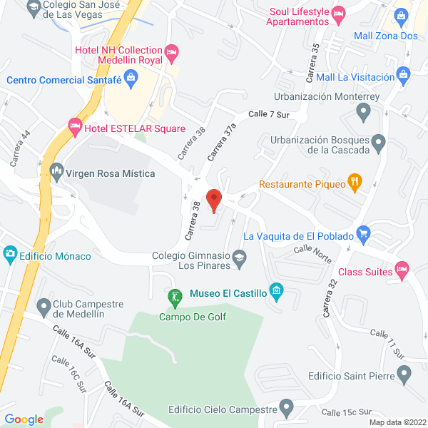 Map of Eafitc S.A.S.