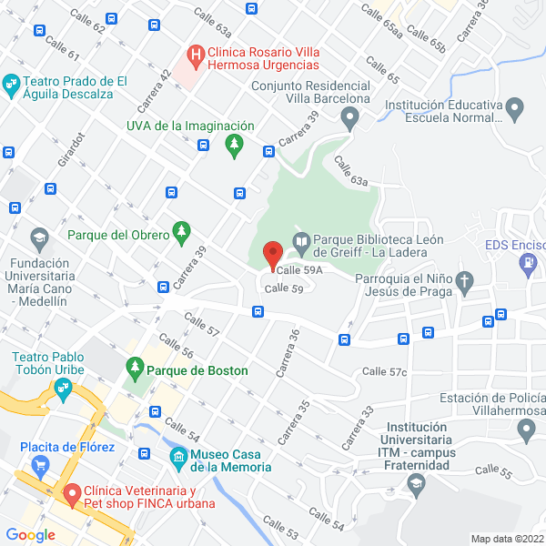 Map of Confia Mensajería Y Logística S.A.S.