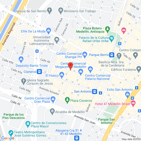 Map of Multicalzado S.A.S