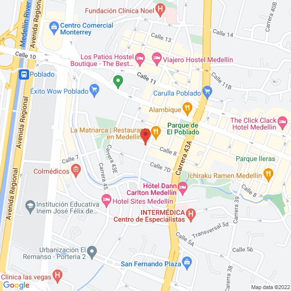 Map of Inversiones Isaza Villegas S.A.S.