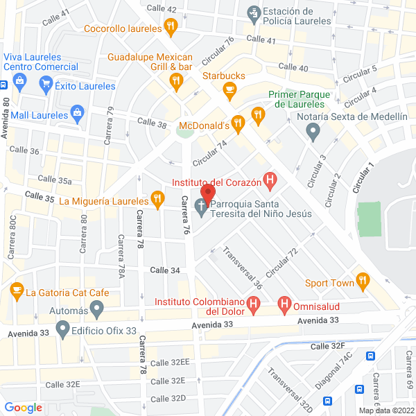 Map of Grupo Empresarial Var S.A.S.