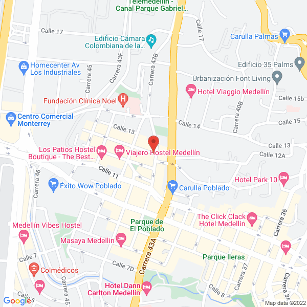 Map of Alo&Partners S.A.S.