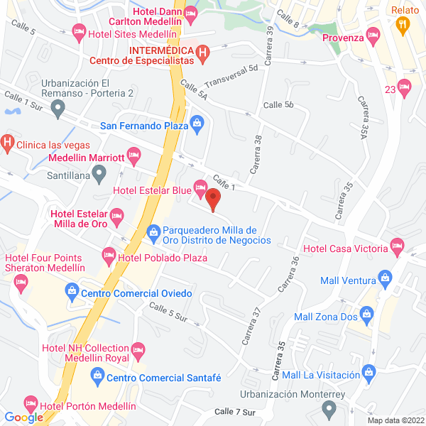 Map of Arepa Company S.A.S.