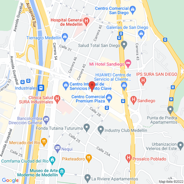 Map of Av Valores S.A.S.