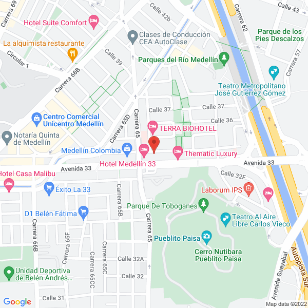 Map of Forrajes Y Ganados Del Magdalena Medio Sas