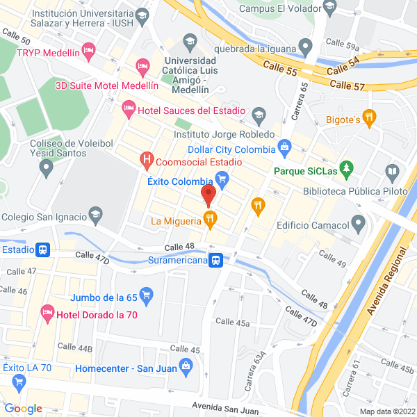 Map of Outsourcing Logístico Total S.A.S.