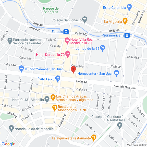 Map of Paisajes Y Jardines De Colombia J. C. S.A.S.