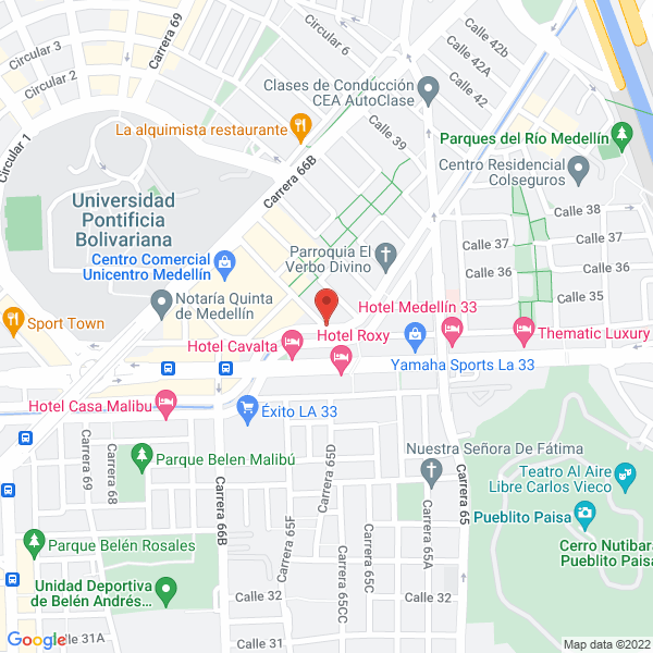 Map of Reacción Médica Colombiana Sas