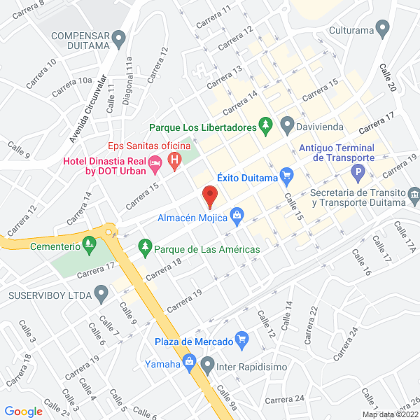 Map of Papelería Javeriana
