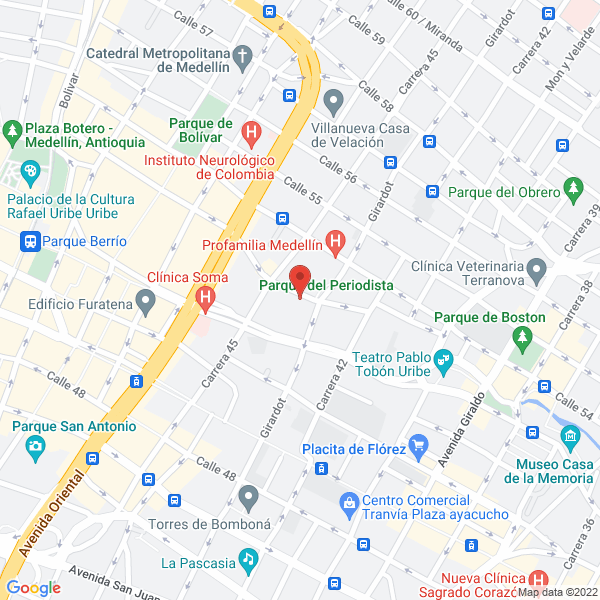 Map of Finca Tolomea Y Algarrobos