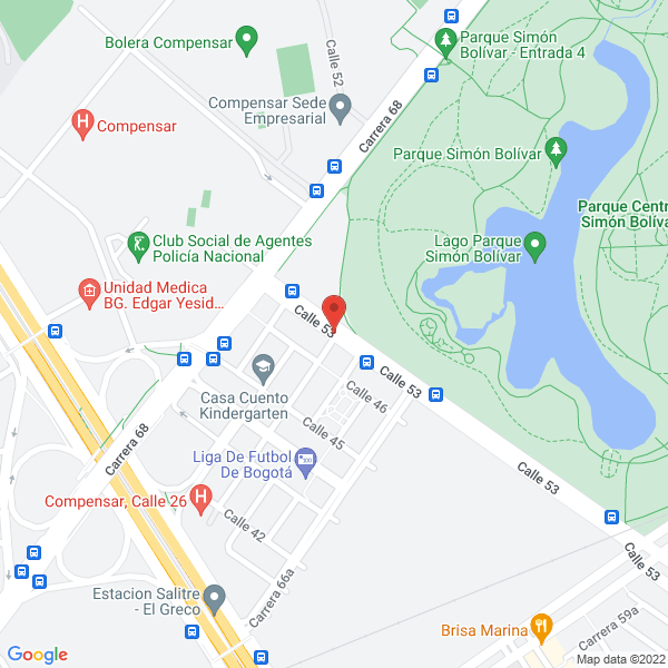 Map of Organización Top Guard Ltda.