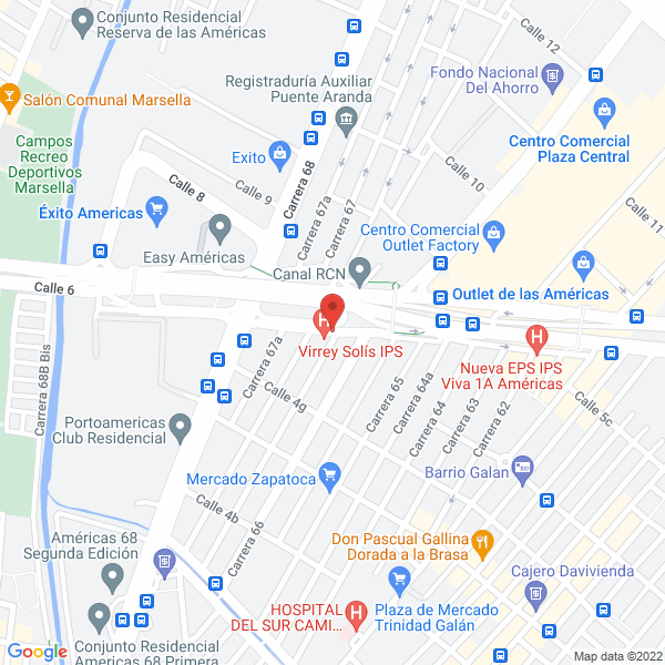 Map of Manufacturas Plásticas & Metálicas Ltda.