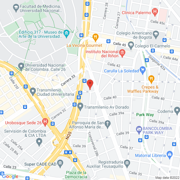 Map of Café Y Equipos Ltda.