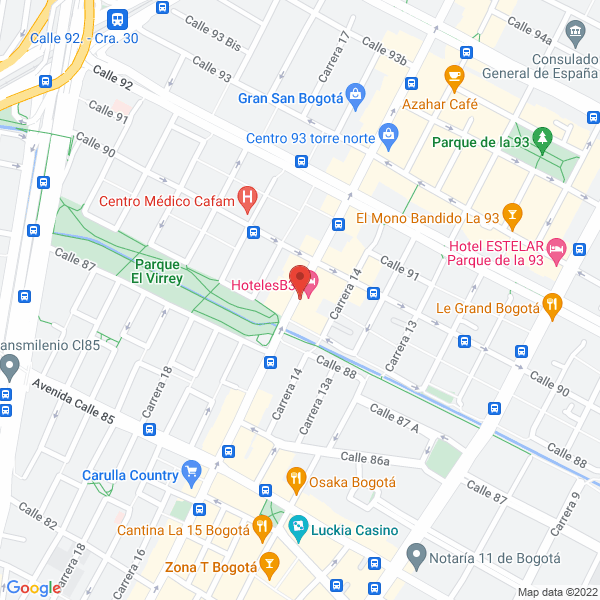 Map of Trusting Financial Advisors Ltda.