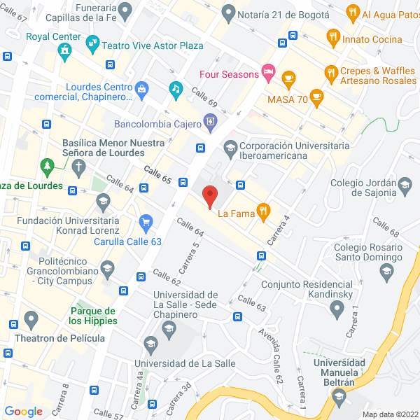 Map of La Pinta Grg S.A.S.