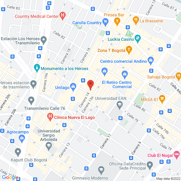 Map of Comercializadora C I S.A.S.