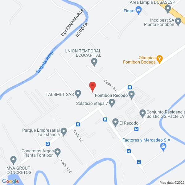 Map of Az Maderas Ltda