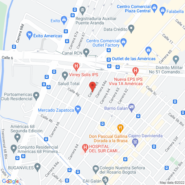 Map of Ingeniería De Documentos Ltda.