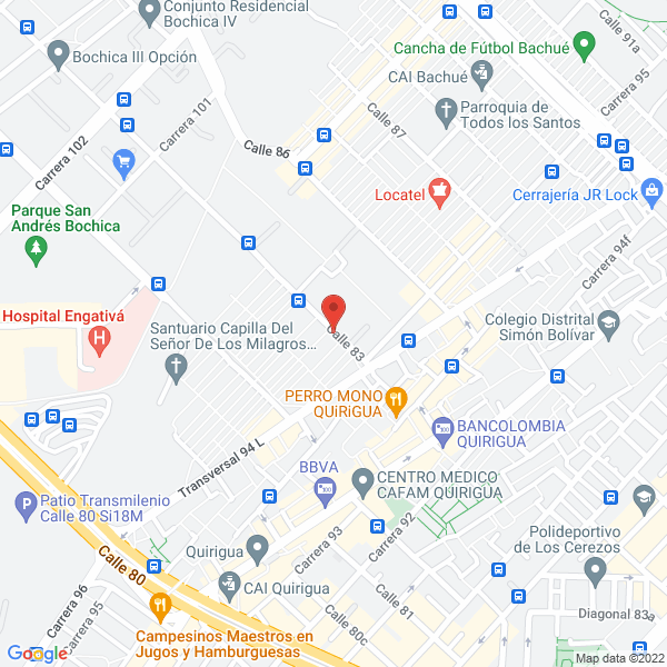 Map of William Hernando Alarcón Palacios