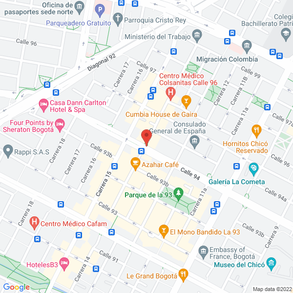 Map of Casa Miranda