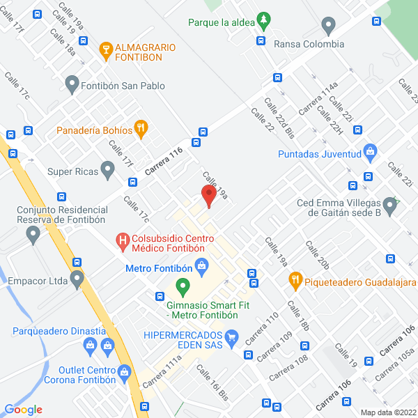 Map of Md Suministros S.A.S.