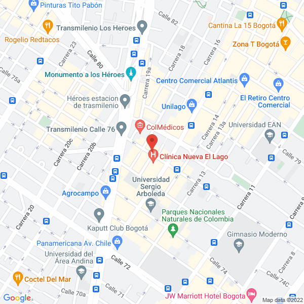 Map of Bienes Y Valores Ltda