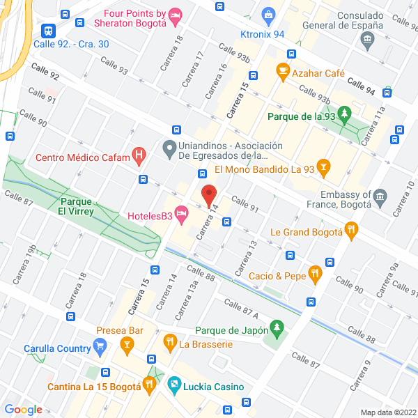 Map of Ernesto Soto Y Cia Ltda Colocadores De Seguros