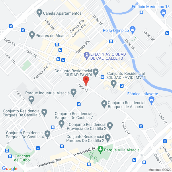 Map of Productora De Máquinas De Videojuegos S.A.