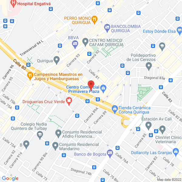 Map of Miguel Antonio Artunduaga Valderrama