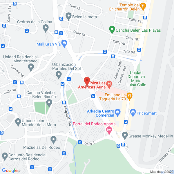 Map of Plomeros Express En Medellin
