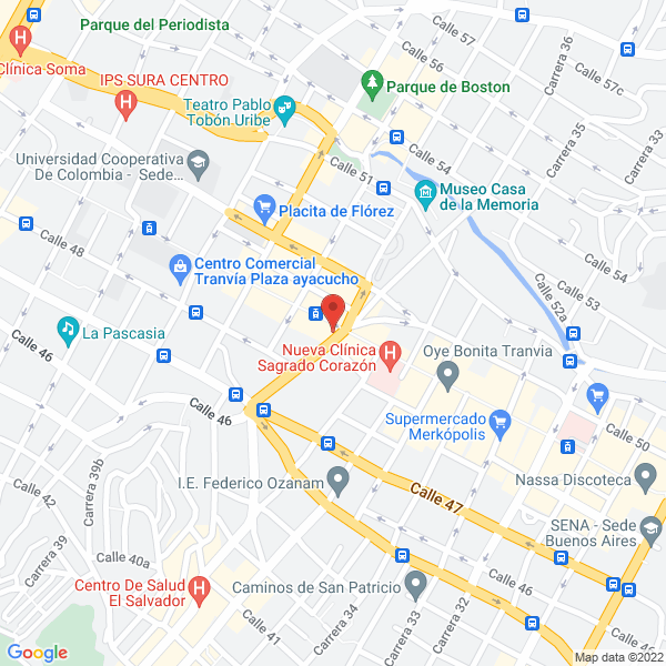 Map of Peluquería Argentina