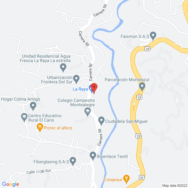 Map of Preescolar Campestre Monte Alegre