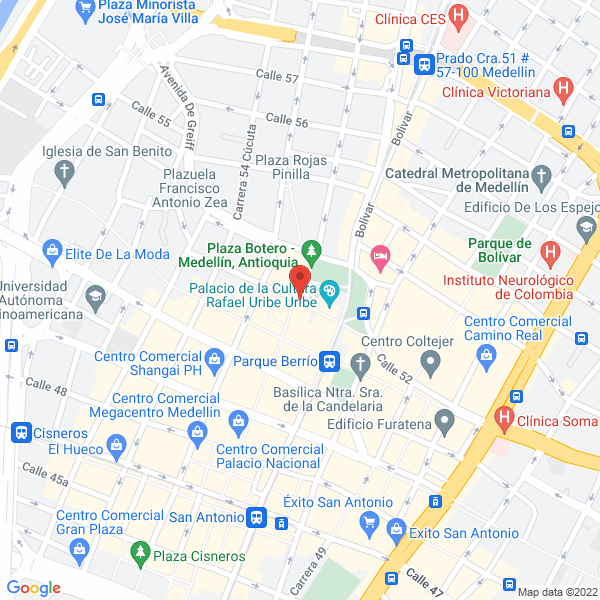 Map of Drogueria Itagui La 52