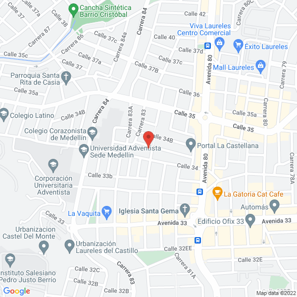 Map of Boutique Automotriz Ba S.A.S.