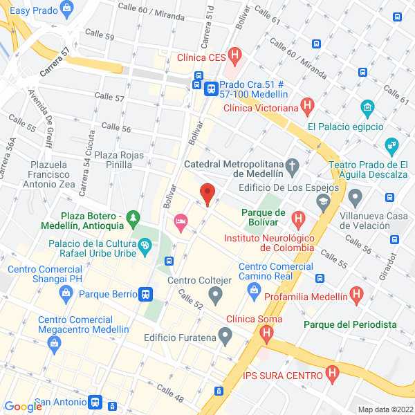 Map of C.R Optica New Vision Care S.A.S.